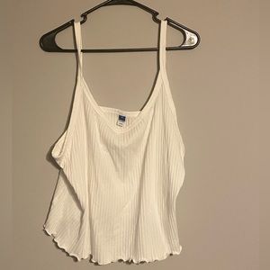 Old Navy white ribbed Tank -Top.